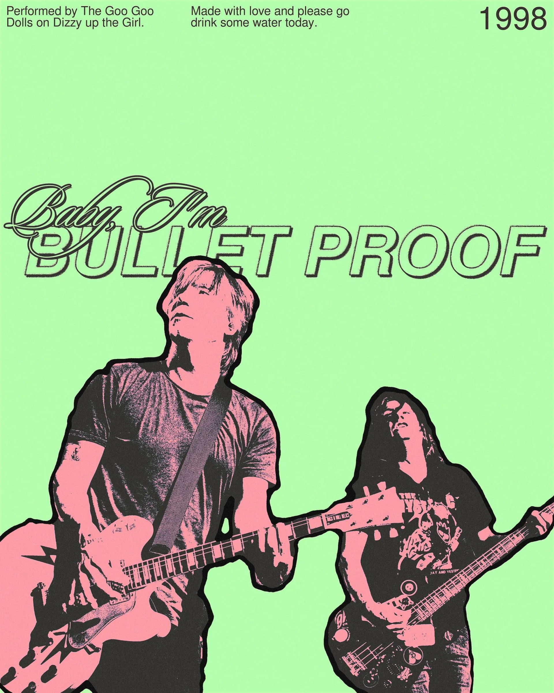 Bullet proof poster