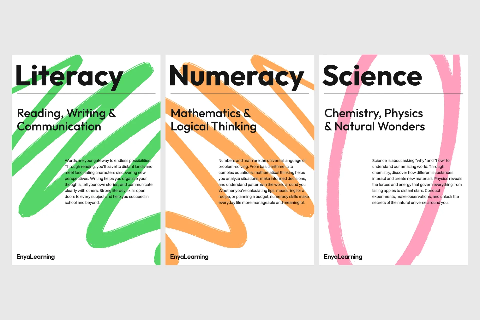 Mockup for Enya Learning 2025