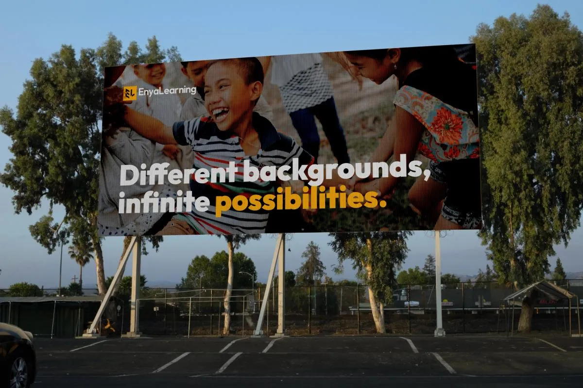 Billboard Mockup for Enya Learning 2025