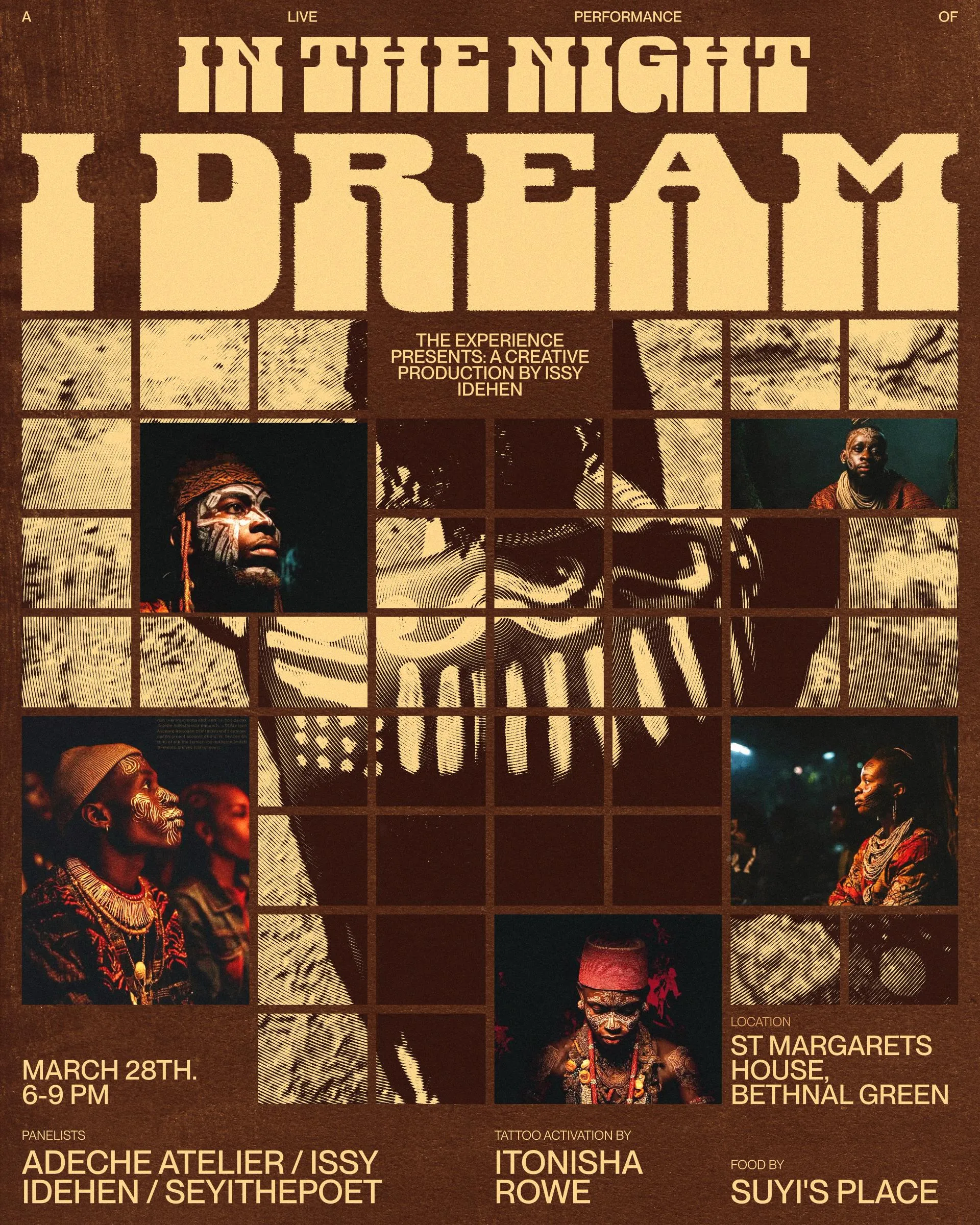 In the night i dream event poster