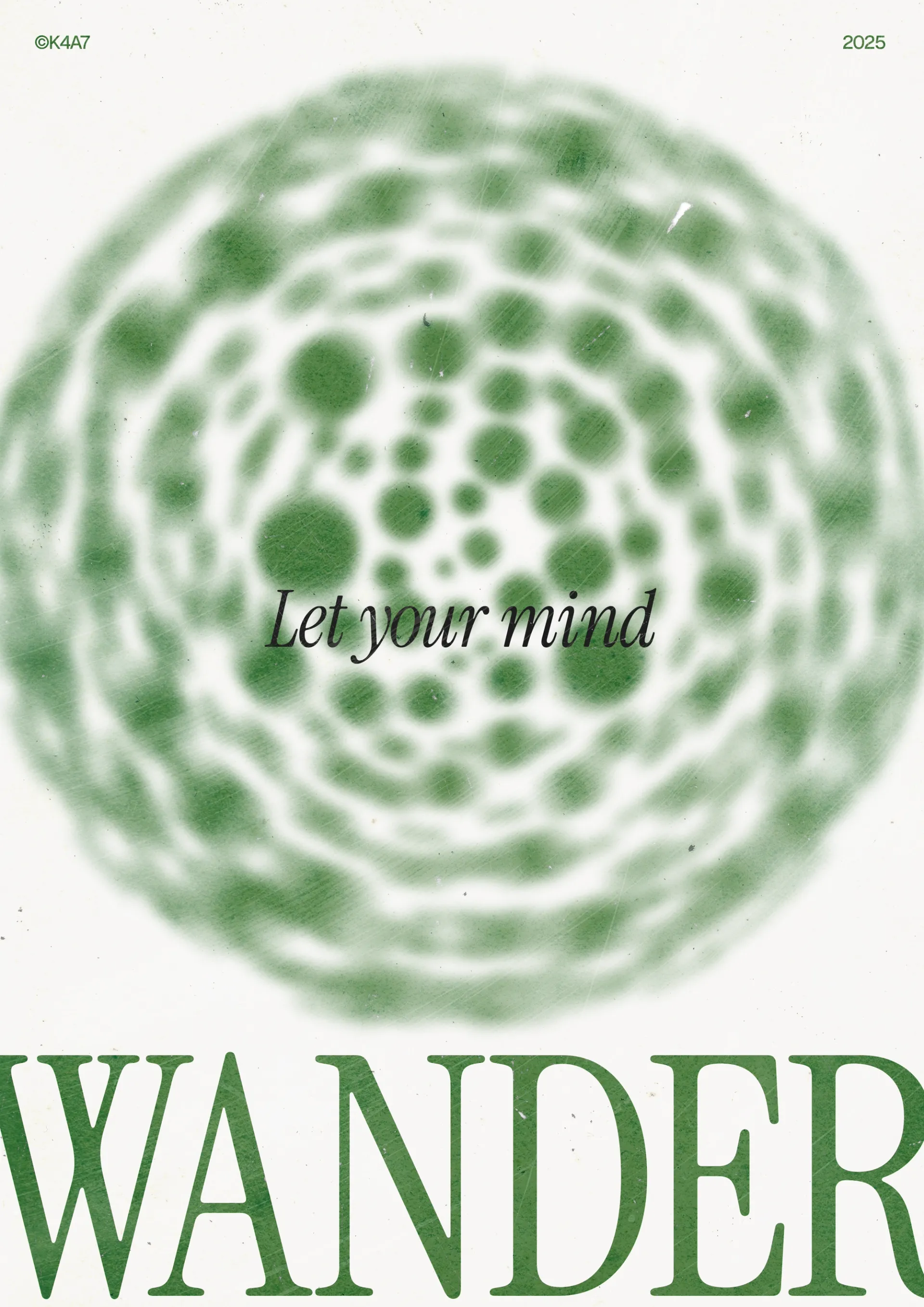 Let your mind wander poster